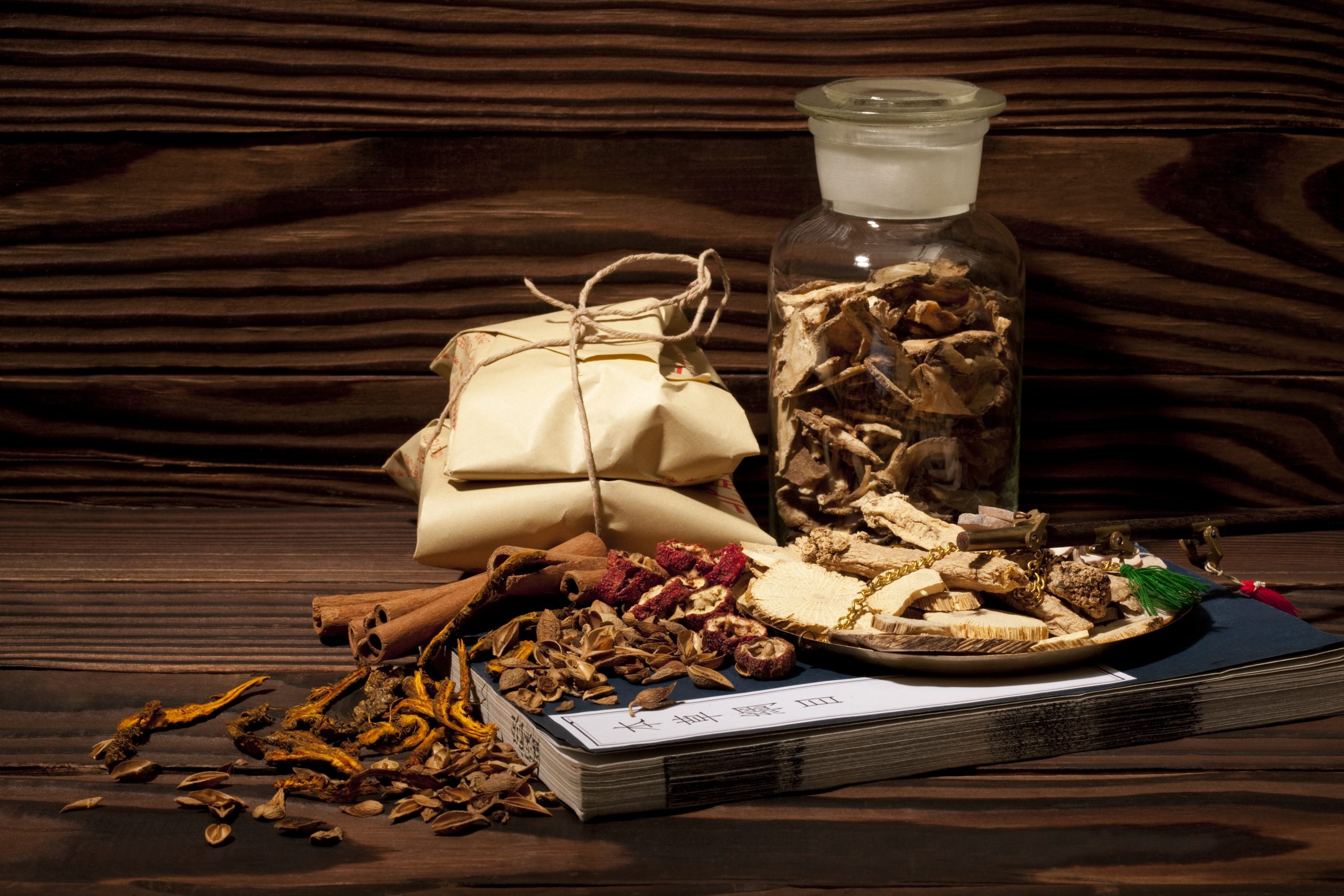 Various Chinese medical herbs